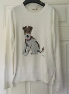 dog print jumper