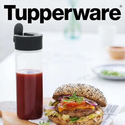 Tupperware Ketchupspender 360 ml Flasche Ketchup Senf Sirup Majo Honig Squeeze - Bild 1 von 4