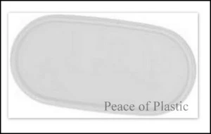 New Tupperware Modular Mate Mates Oval Cotton White Lid Replacement 1616 - Picture 1 of 3