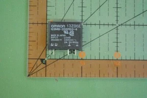 Relé de estado sólido OMRON G3 MB-202PEG-4-DC20MA 20mADC 240VAC 2A PCB SIP 2 piezas NUEVO - Imagen 1 de 2
