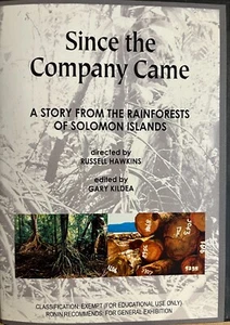 SINCE THE COMPANY CAME DVD-R 2000 Solomon Islands Documentary Ronin AS NEW! - Imagen 1 de 2