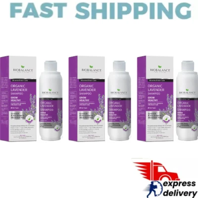 Bio Balance Organic Lavender Shampoo Grow Healthy 330 ml ( Pack Of -3 ) - Image 1 of 3