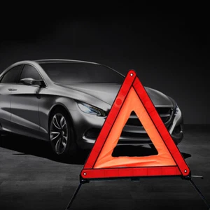 Auto Car Safety Emergency Reflective Warning Triangle Car Foldable Stable Sgt - Picture 1 of 10