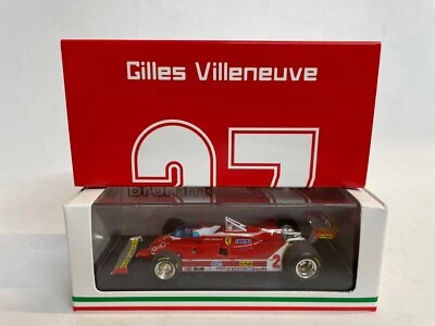 Brumm Ferrari 312 T5 #2 Gilles Villeneuve GP Brasile 1980 1/43 R575UP22 - Immagine 1 di 4