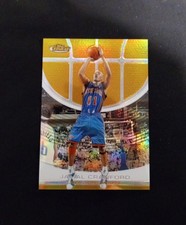 2005-06 Topps Finest Jamal Crawford Gold Refractor Knicks 12/39
