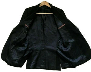 Paul Smith MAYFAIR Black Travel Blazer | Blue Contrast Lining | Size 40/50 - Picture 1 of 8