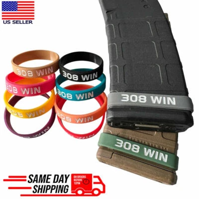 AMK .308 WIN Winchester Magazine ID Marking Bands / Upper Receiver Mag Silicone Band