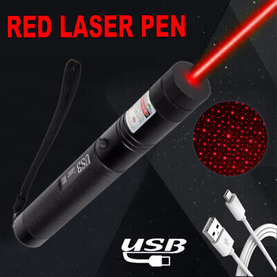 Laser Pointer Pen Red Light 650NM Lazer Professional Beam Pet Dog Cat Toy UK • 10.89£