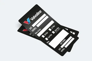 60 x Valvoline Ölwechsel Service Erinnerung Aufkleber für Autos LKW Transporter - Vinyl - Bild 1 von 1