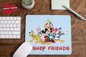 Disney Friends Mouse Pad - Funny Mousepad - Humor Mouse mat - Custom office - - Picture 1 of 1