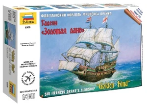 English Galeon Golden Hind Sir Francis Drake Piratenschiff 1:350 Modellbausatz - Bild 1 von 1