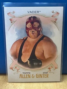 2021 Topps Heritage WWE Allen & Ginter AG-29 Vader Wrestling Card - Picture 1 of 2