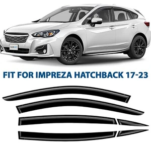 Rain Guards Vent Visors Shade for 2017-2023 Subaru Impreza Hatchback - Picture 1 of 10