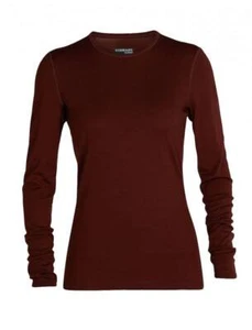 ICEBREAKER - 200 Oasis Langarmshirt Damen - 200 g/m² Merinowolle - espresso - Bild 1 von 4