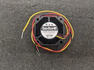 New, Sanyo Denki, 109P0405H3013, FAN AXIAL 40X28MM BALL 5VDC WIRE - Picture 1 of 3