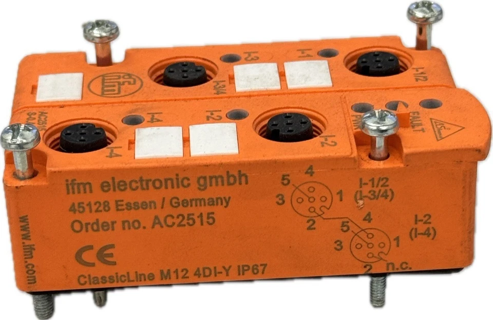 Ifm electronic AC2515 ClassicLine M12 4DI-Y - Image 1 of 1