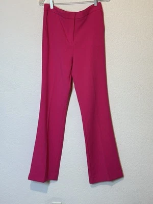 Victoria Beckham Target Pink Trouser Dress Pants Flared Womens Size 6 - Image 1 of 4