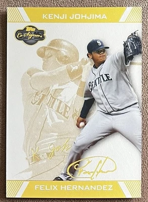 2007 Topps Cofirmantes Oro Plata/125 Felix Hernández/Kenji Johjima #37 Seattle Foto 1 de 3