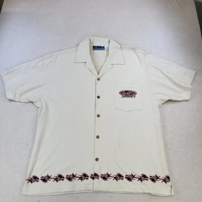 Vintage Jimmy Z shirt mens L Hawaiian Textured 90s button beach surf skate - Image 1 of 4