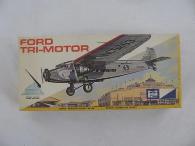 1970 MPC 1/72 American Airways Ford Tri-Motor Model Airplane Kit #1102-100 Read! - Image 1 of 4