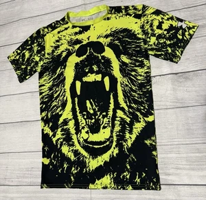 Under Armour Grizzly Bear T-Shirt Heat Compressed Alter Ego Gr. XL Neon - Bild 1 von 8
