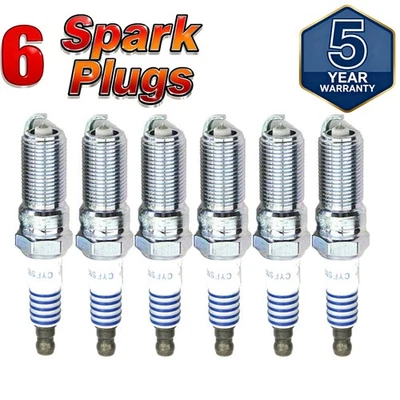 6x SPARK PLUGS FOR LAND ROVER DISCOVERY SPORT LR2 RANGE ROVER EVOQUE LR025605 - Image 1 of 4