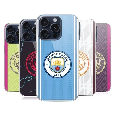 KIT DE INSIGNIA MANCHESTER CITY MAN CITY FC 2023/24 FUNDA TRASERA PARA TELÉFONOS APPLE iPHONE Foto 1 de 4