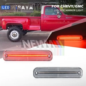 73-80 Chevy GMC C/K 10 20 30 15 25 35 Trucks Red Rear LED Side Marker Lamp Light - Picture 1 of 11
