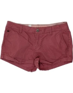 O'NEILL Womens Chino Shorts W30 Medium Burgundy CS08 - Picture 1 of 3
