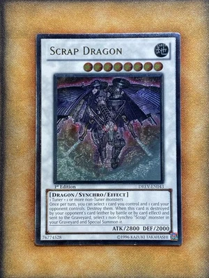 Yugioh Scrap Dragon DREV-EN043 Ultimate Rare 1st Ed NM - Image 1 of 2