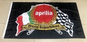 Aprilia World Superbikes Flag - 90 x 150 cm - Picture 1 of 1