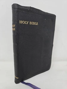 Holy Bible King James Version Collins Clear-Type Press Genuine Leather India Pap - Bild 1 von 8