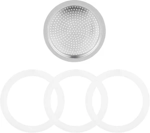 3 Cup Moka Pot Replacement Infuser Parts for Aluminum Italian Stovetop Espresso - Picture 1 of 9