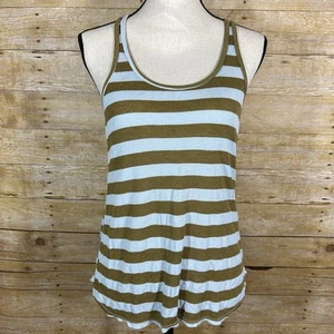 Volcom Juniors Lived In Rib Tank Top Size S Striped Racerback - Picture 1 of 9