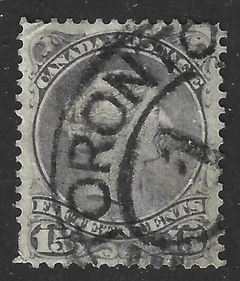 Canada 1868 #29 Large Queen (Victoria) - Fine Used - Image 1 of 2