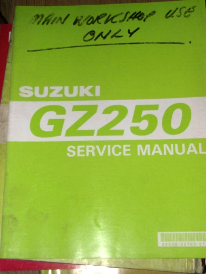 SUZUKI GZ250 SERVICE MANUAL   1998 99500-32100-01E - Image 1 of 1