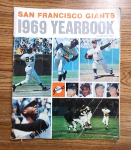 1969 San Francisco Giants Yearbook Fair Okay Condition Please See All Pictures - Picture 1 of 12