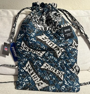 Philadelphia Eagles Cotton NFL Rucksack Backpack With Tags  - Image 1 of 4