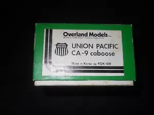 HO Brass Overland Models Union Pacific CA-9 Caboose with Trucks - Picture 1 of 3