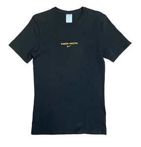 NEW! Nike x Drake FORZA NOCTA Black Graphic Print Swoosh T-Shirt sz XS Crew Neck - Picture 1 of 12