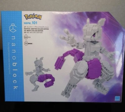 New Kawada nanoblock NBPM_101 Pokemon MEWTWO Extreme DX 620pcs From Japan - Image 1 of 4