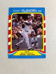 Fleer 1987 edición limitada Don Mattingly #26 casi nuevo - Imagen 1 de 2