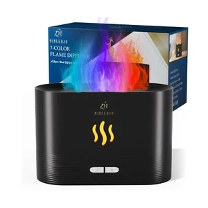 7-Color Colorful Flame Diffuser Mist Humidifier Aromatherapy Diffuser with Wa... - Picture 1 of 7