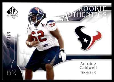 2009 SP Authentic Antoine Caldwell Rookie 521/999 Houston Texans #244 R81 - Image 1 of 2