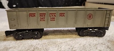 MARX VINTAGE 027 SCALE PENNSYLVANIA GONDOLA  347100 Silver  5-200-5  - Image 1 of 4