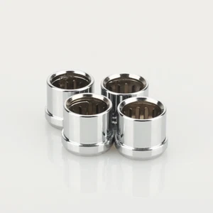 8Pcs Copper RCA Plug Caps Noise Plug 24 K Yellow Gold/Rhodium Plated Connects - Picture 1 of 10