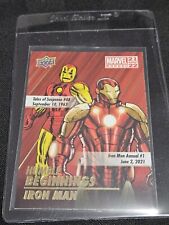 21-22 Upper Deck Marvel Annual Humble Beginnings Iron Man HB-3