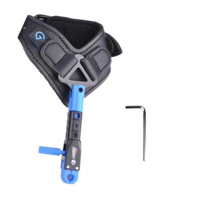 Compound Bow Wrist Release Aid Trigger Caliper 360° Buckle Strap Archery Hunting - Image 1 of 4