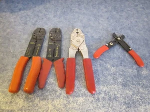 LOT OF 4 UNBRANDED WIRE STRIPPERS - Picture 1 of 4