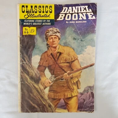 Classics Illustrated Comic Book #96 HRN O 97 Daniel Boone GD 2.0 John Bakeless - Image 1 of 4